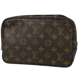 Louis Vuitton Truss Toilette Makeup Cosmetic Bag Monogram Brown